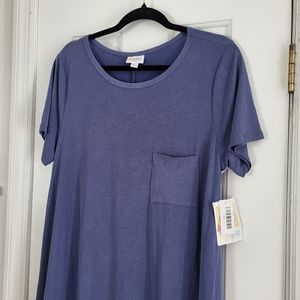 Lularoe Carly dark blue